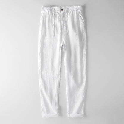 Men's Thin Loose Plus Size Linen Casual Pants