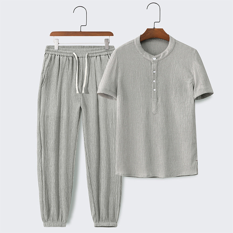 Summer Casual Sports Quick-drying Top Two-piece Set